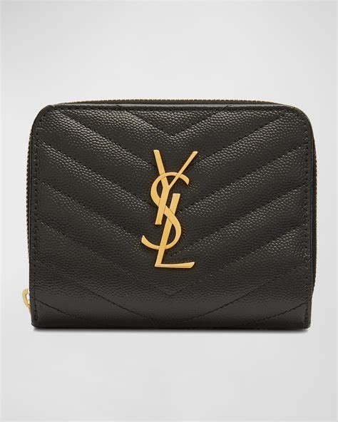 zip wallet ysl|ysl zipper wallet.